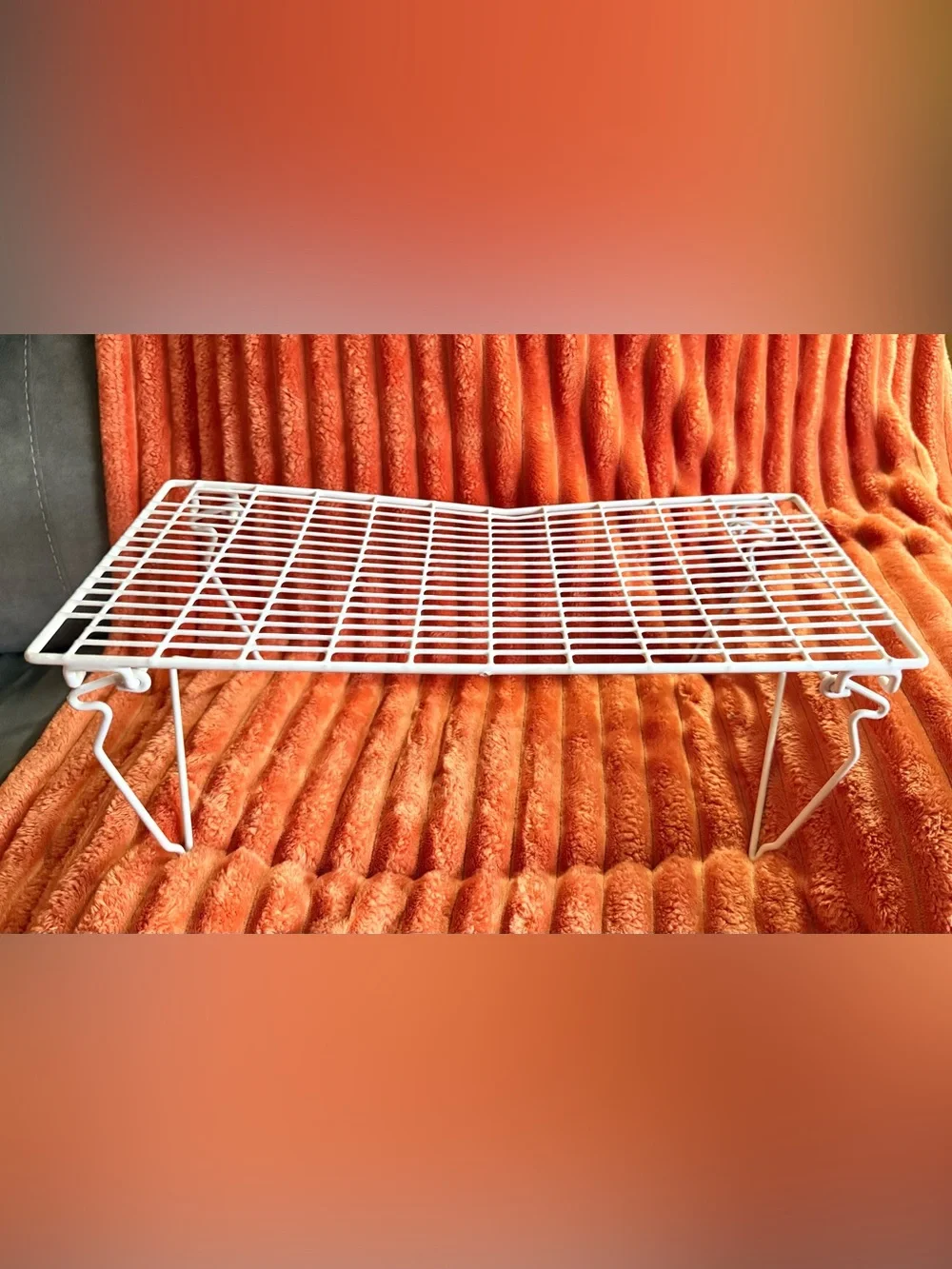 White Wire Shelf Organizer - Multi-Tier Home Storage (4 for one price!)
